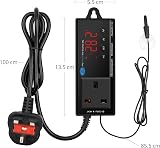 NICREW Digital Temperature Controller 1100W 220V Reptile Thermostat view 6