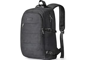 Tzowla Laptop Backpack Anti-Theft Water Resistant Bag with USB Charging Port and Lock 15.6 Inch Computer Business Travel Back