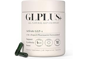 PLUS+ULTRA GLP-1 Supplement for Women and Men | Hunger & Metabolism Support - Expert Formulated to Support GLP1 | Probiotic and Prebiotic (60 Capsules)