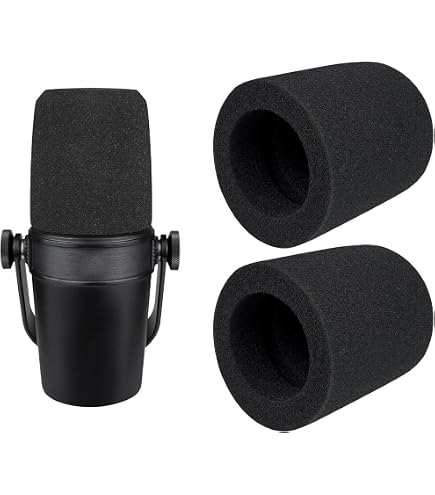 Amazon.com: LEFXMOPHY MV7 Pop Filter，Mic Foam Cover Replacement