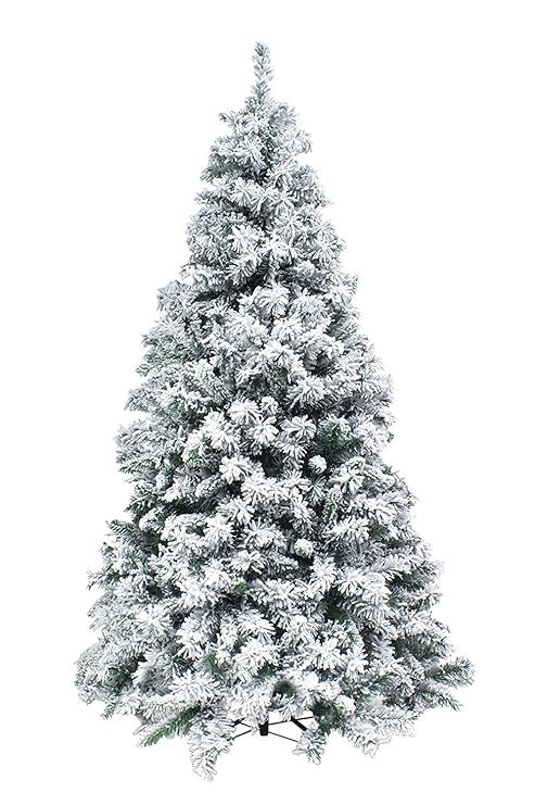 Albero Di Natale Amazon.Xone Albero Di Natale Cervino Slim 180 Cm Innevato E Folto Albero Bianco Artificiale In Pvc E Pe Effetto Real Touch Regali Di Festa