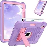 AVAWO Case for New iPad (A16) 11th Generation 11 Inch 2025, iPad 10th Generation 10.9" 2022, Heavy Duty Military Grade Shockproof Rugged Protective Cover with Stand for i Pad 11/10 Gen, Light Purple