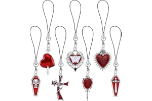 BEEFLYING Cute Charms for Mobile, Kawaii Charms Straps Aesthetic Y2K Cell Phone Pendants Accessories for Phone Bag Keychain Airpods Camera Wallet Decor