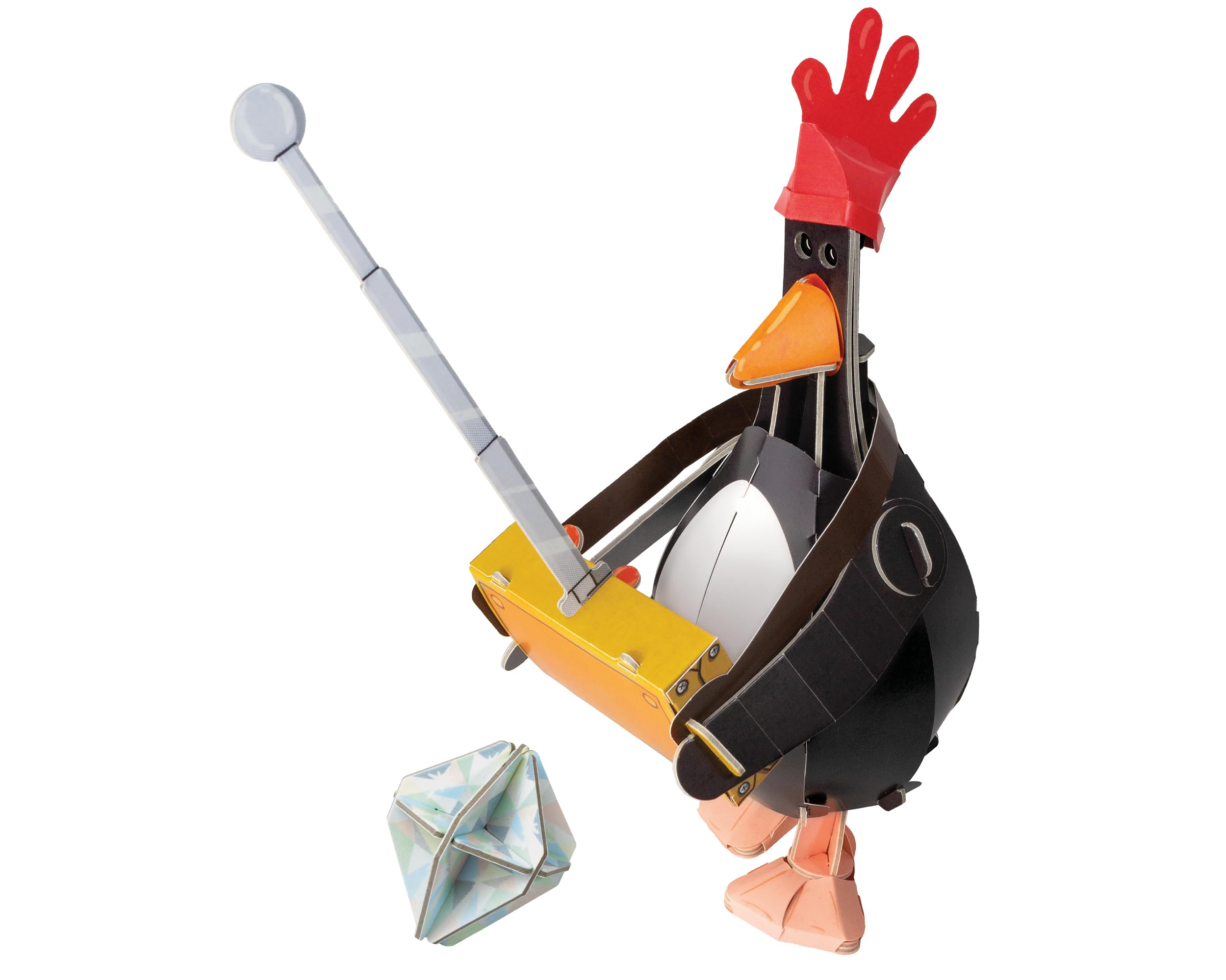 Build Your Own Wallace & Gromit Feathers McGraw - Cardboard Craft Kit - Ages 10+