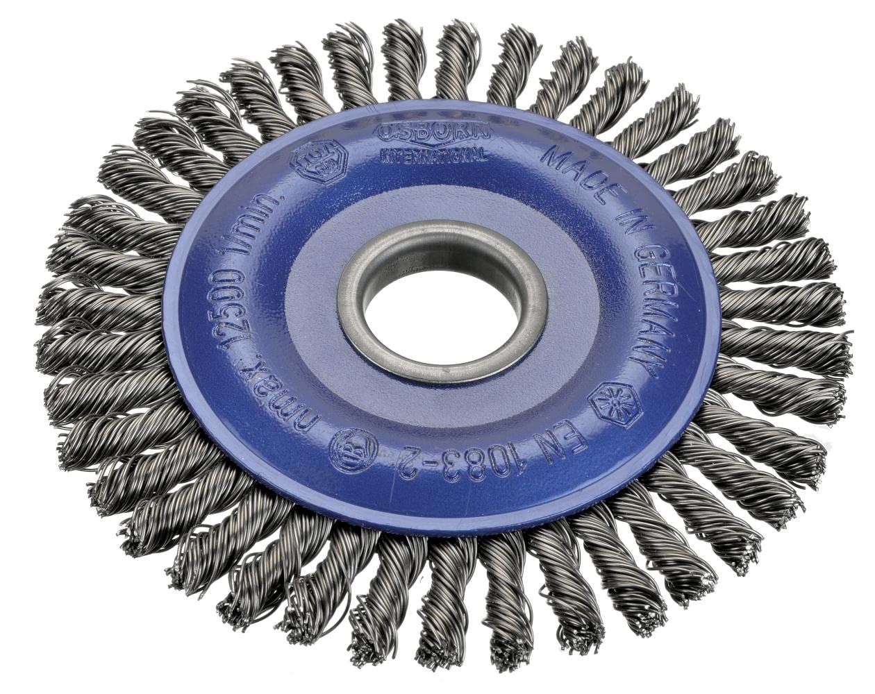 Osborn 9502626501 - Cepillo circular acero de alambre trenzado especial soldadura con agujero 22,2 mm y filamento de Ø 0.50 mm (115x6)