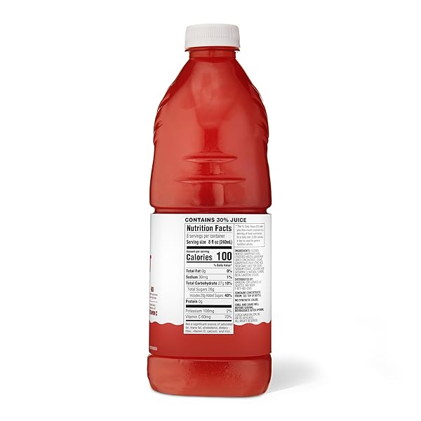 AMAZON GROCERY, RUBY RED GRAPEFRUIT JUICE COCKTAIL, 64 FL OZ (PREVIOUSLY AMAZON FRESH, PACKAGING MAY VARY)
