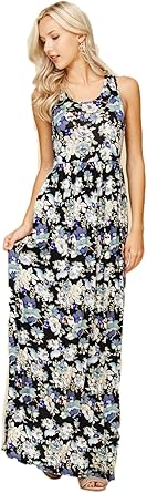 black tank top maxi dress