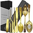 Bonigour Professiona Plating Tools - 9 Piece Set - Culinary Chef Plating Set - High Spatula Tongs, Fish Spatula, Plating Spoons, Chef Tweezers - Kitchen Plating Utensils - Molecular Gastronomy Kit