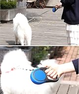Cfmour Retractable Dog Lead 5m 20kg Blue Heavy-Duty Extendable Leash view 6