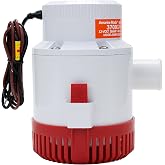 Amarine Made 3700 GPH 12v Boat Marine Plumbing Electric Bilge Pumps