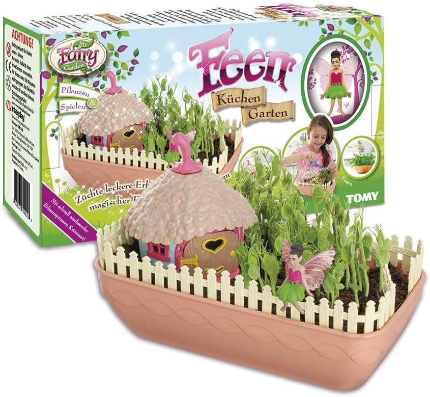 Tomy Feen Kuchen Garten Kreatives Spiel Zum Selber Gestalten Mit Echten Grassamen Geschenke Fur Kinder Lernspiele Fur Kinder Hochwertiges Kinderspielzeug Fur Drinnen Und Draussen Amazon De Spielzeug