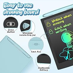 LEYAOYAO 2 Pack LCD Writing Tablet 8.5inch with Bag