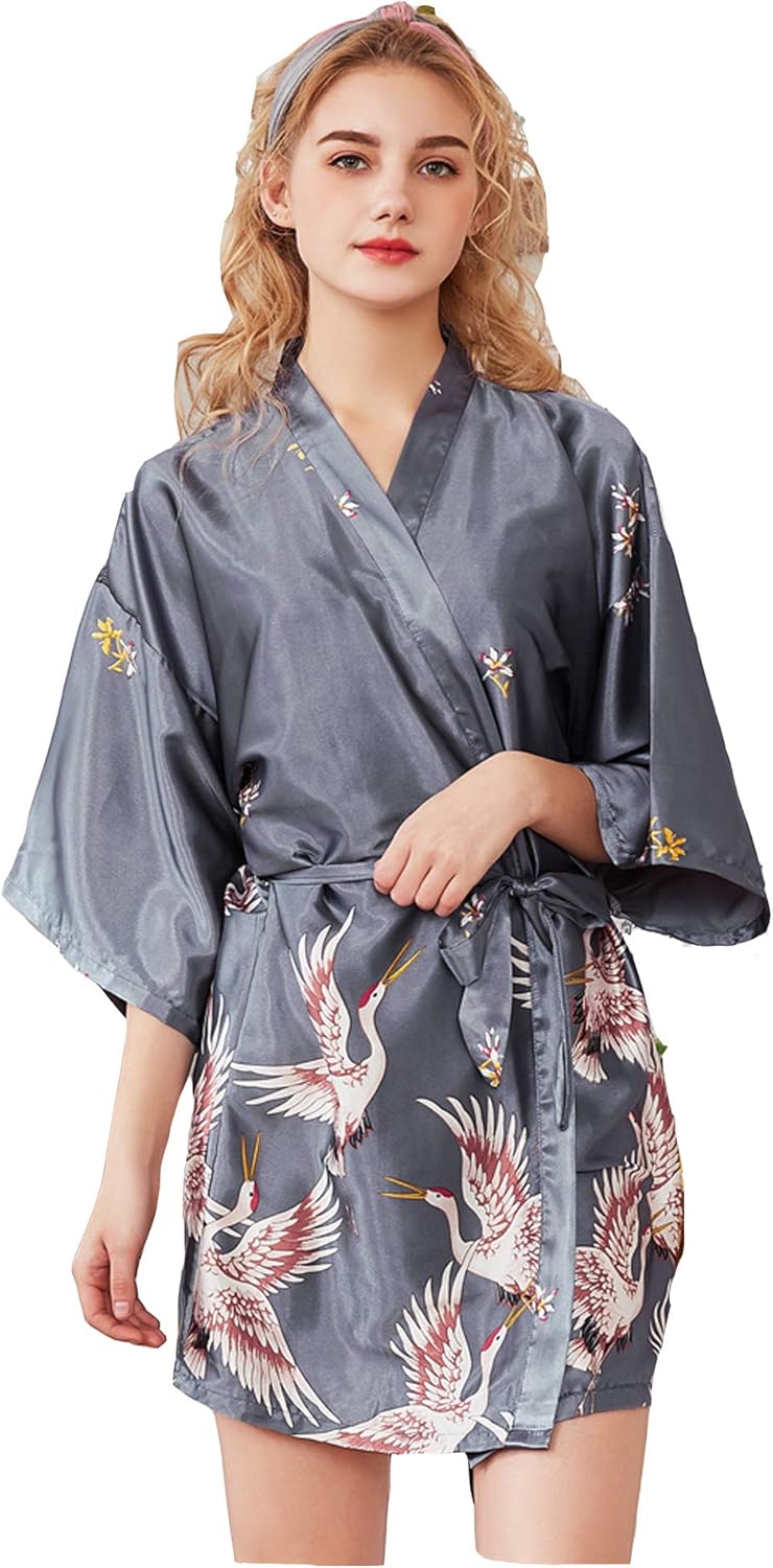 sleep kimono robe