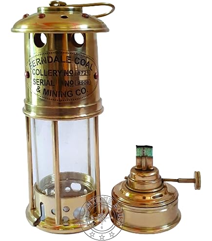 Amazon.com: New Antique Vintage Style Brass Nautical Miner
