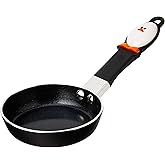 Joie Mini Egg Frying Pan, Small Nonstick Skillet, Heat-Resistant Handle, Perfect Breakfast for One, Ideal for Egg Sandwiches and Pancakes, 4.5 Inch, BPA-Free, PFOA-Free
