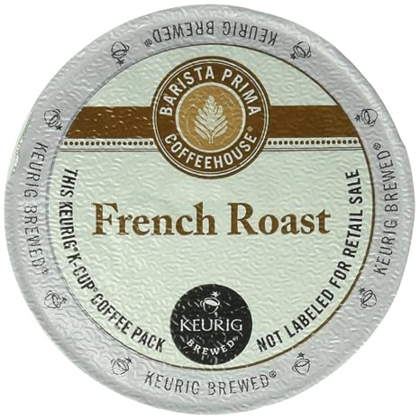 Barista prima coffeehouse k-cups french roast darkest roast - 12 ct (099555151114)