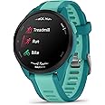 Garmin Forerunner® 165 Music, Running Smartwatch, Colorful AMOLED Display, Training Metrics and Recovery Insights, Music on Your Wrist, Turquoise
