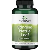 Swanson Stinging Nettle Leaf (Urtica Dioica) (120 Capsules) | Herbal Supplement Promoting Urinary Tract and Respiratory Health Support, May Support Healthy Fluid Balance
