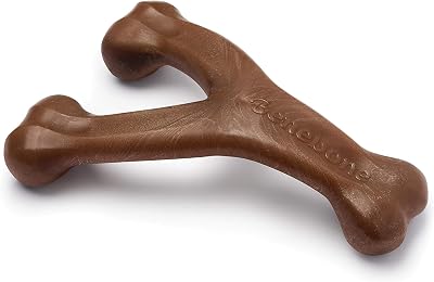 Benebone Indestructible Wishbone Dog Chew Toy for Aggressive Chewers 120 lb