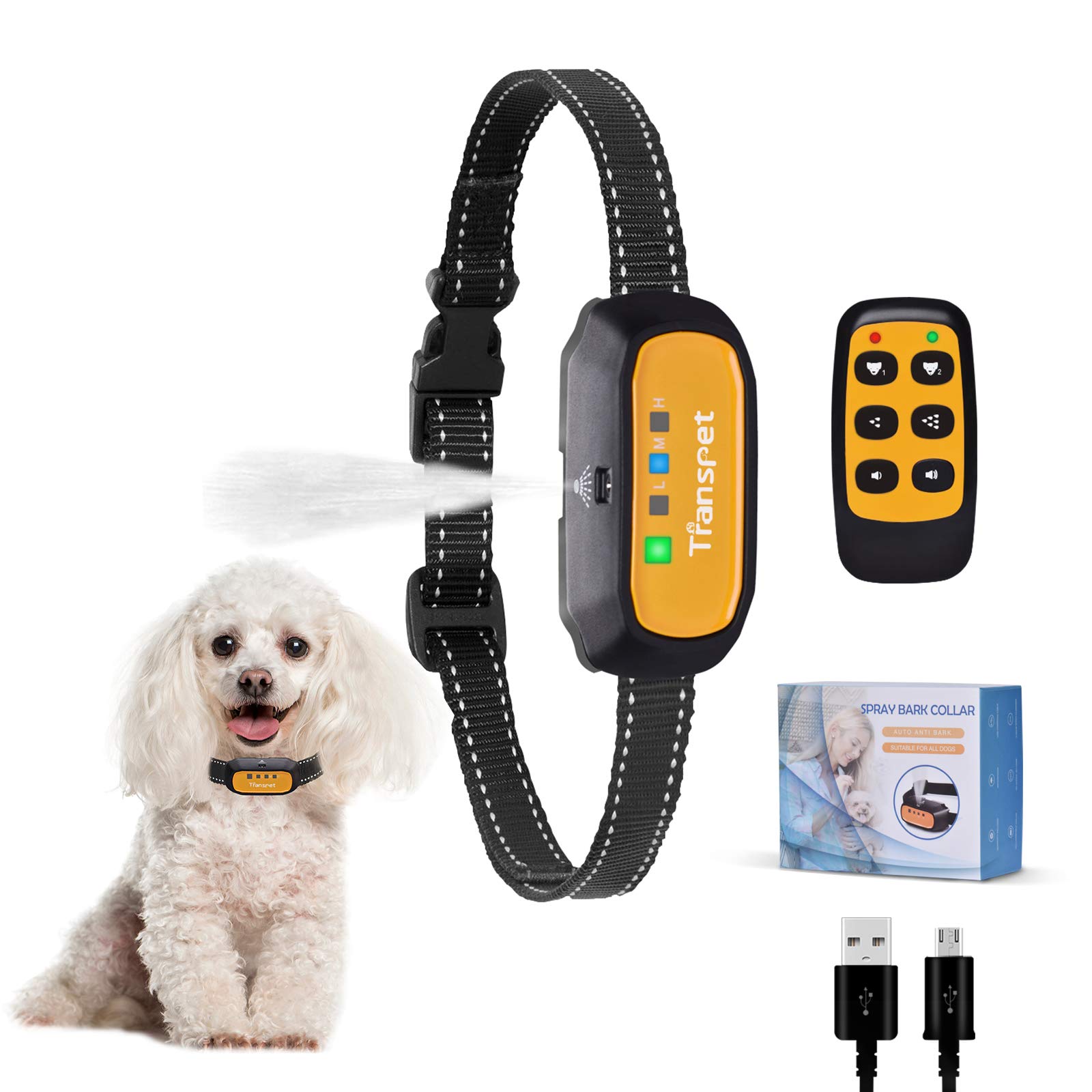 spray dog training collars