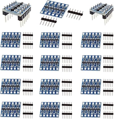 RUNCCI-YUN 15x 4 Channel 3.3V to 5V IIC I2C Logic Level Converter Shifter Module