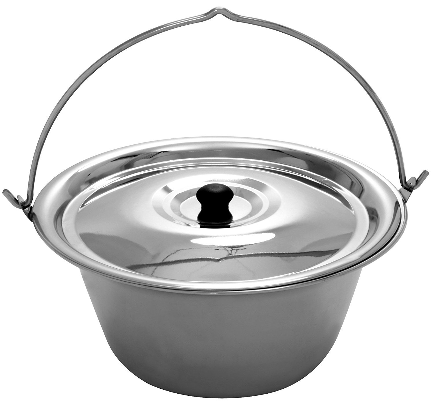 Gulaschkessel aus Edelstahl - 20 Liter