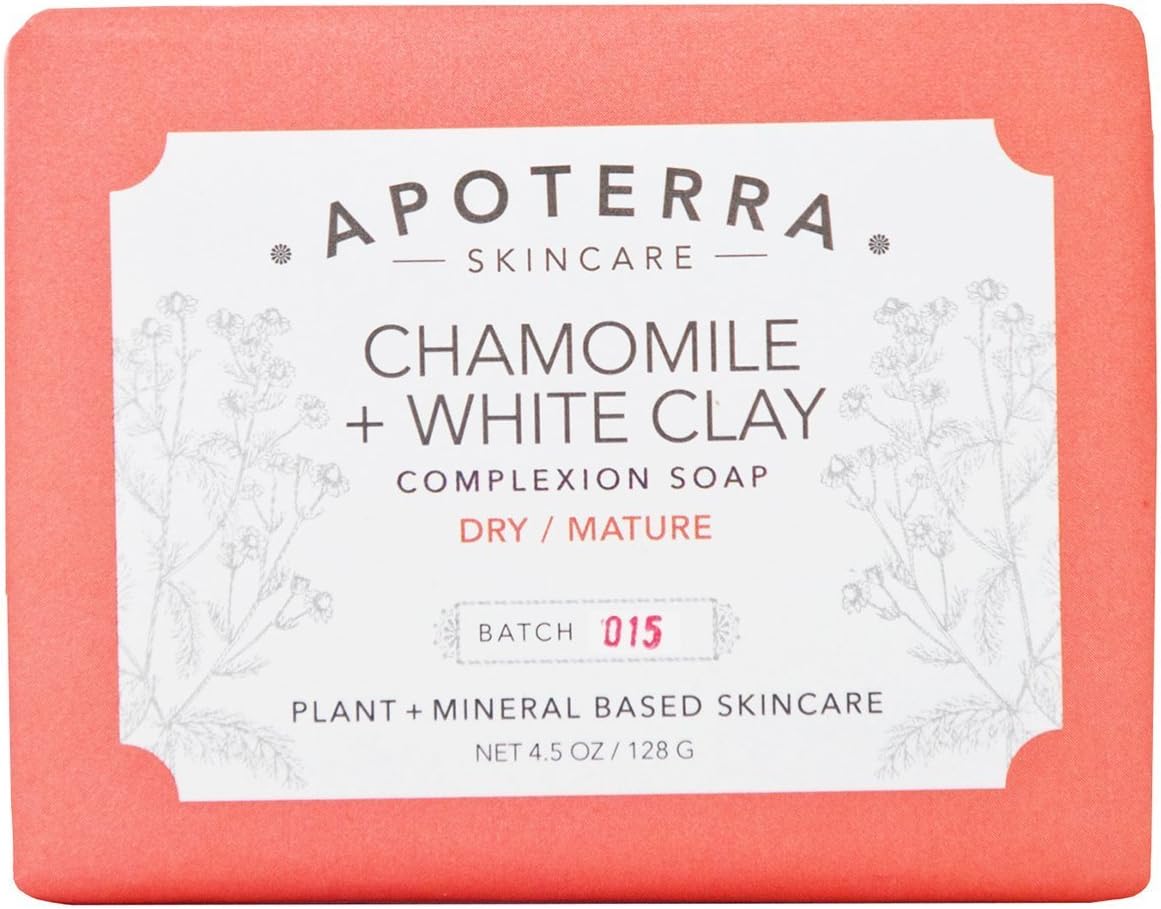 Apoterra - Organic Chamomile + White Clay Complexion Soap (4.5 oz)