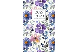2027-2028 pocket calendar: 2 Year Monthly Pocket Planner ( January 2027 to December 2028 )