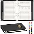 Moogovgi Hair Stylist Client Profile Book,Client Record Refillable Notebook Binder with Client Profile Cards (80 Sheets Client Record Cards)