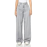 BOSS Women's Soft Touch Extreme Wide Leg Jeans