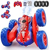 Remote Control Cars for Kids,Stunt Car Toy with Light Strip, 2.4 Ghz RC Cars,Toy for 4 5 6 7 8-12 Year Old Boys Toddler Chris