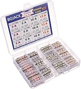 BOJACK 120pcs Ceramic Tube Fuses 3A 5A 10A 13A 6.3x25mm 240V Kit view 2