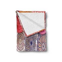 Ambesonne Moroccan Throw Blanket, Traditional