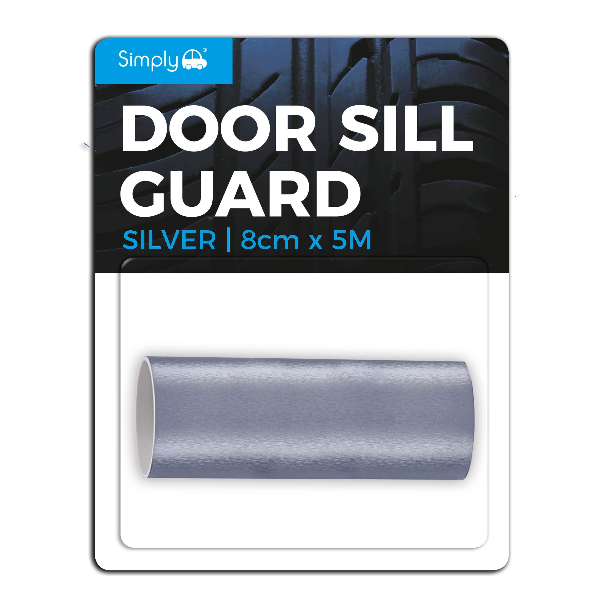 Simply DS-1405S Door Sill Guard, Silver