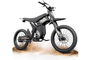 Bootime GT73GT73ProGT54 Electric Dirt Bike for Adults 2000W3000W E Dirt Bike with 60V36Ah/48V27AH Battery, 85+Miles Max 37/40/50MPH Electric Bike for Teens,Fast Charge 25" Fat Tire Ebike