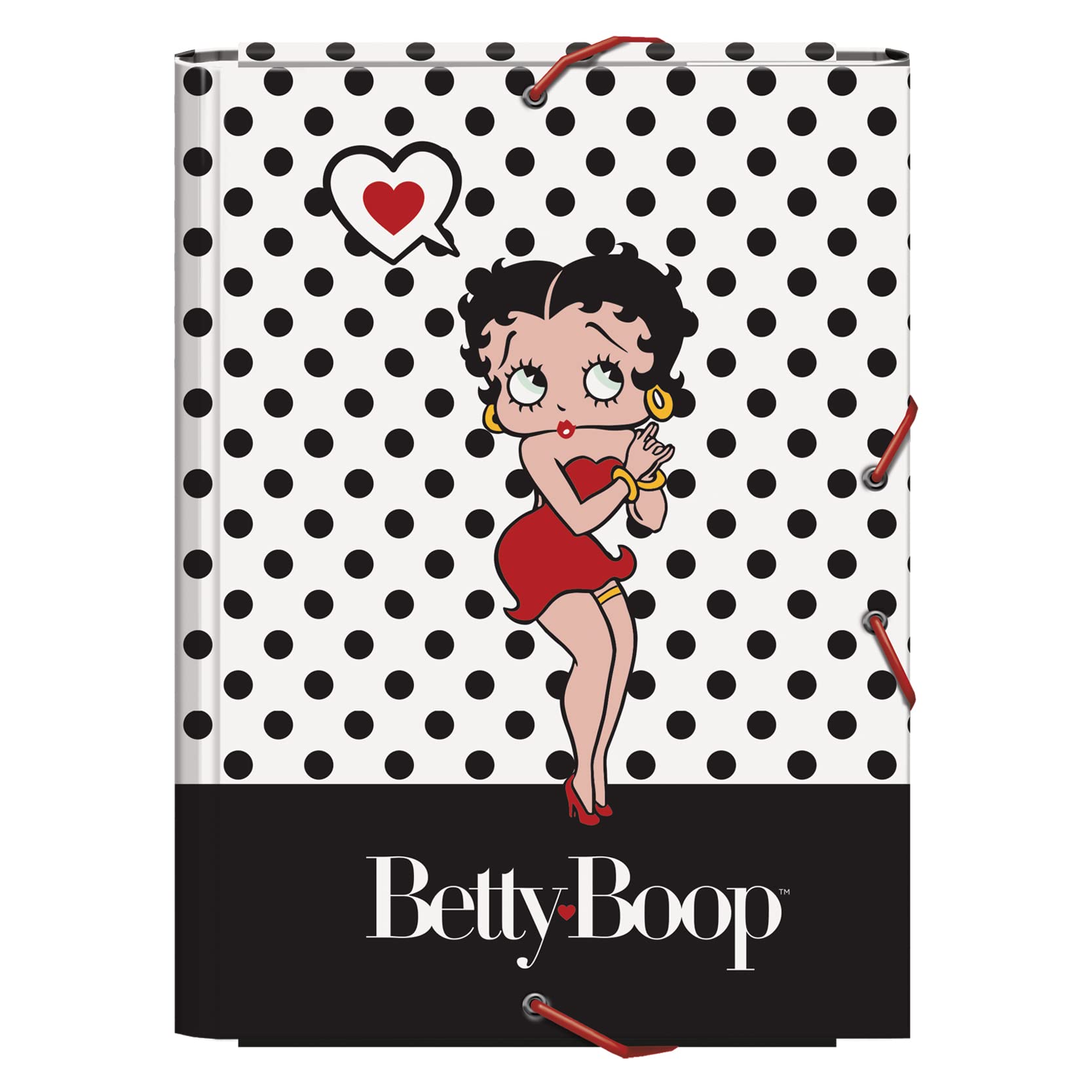 Dohe - Folio Size 3 Flap Folder - Betty Boop