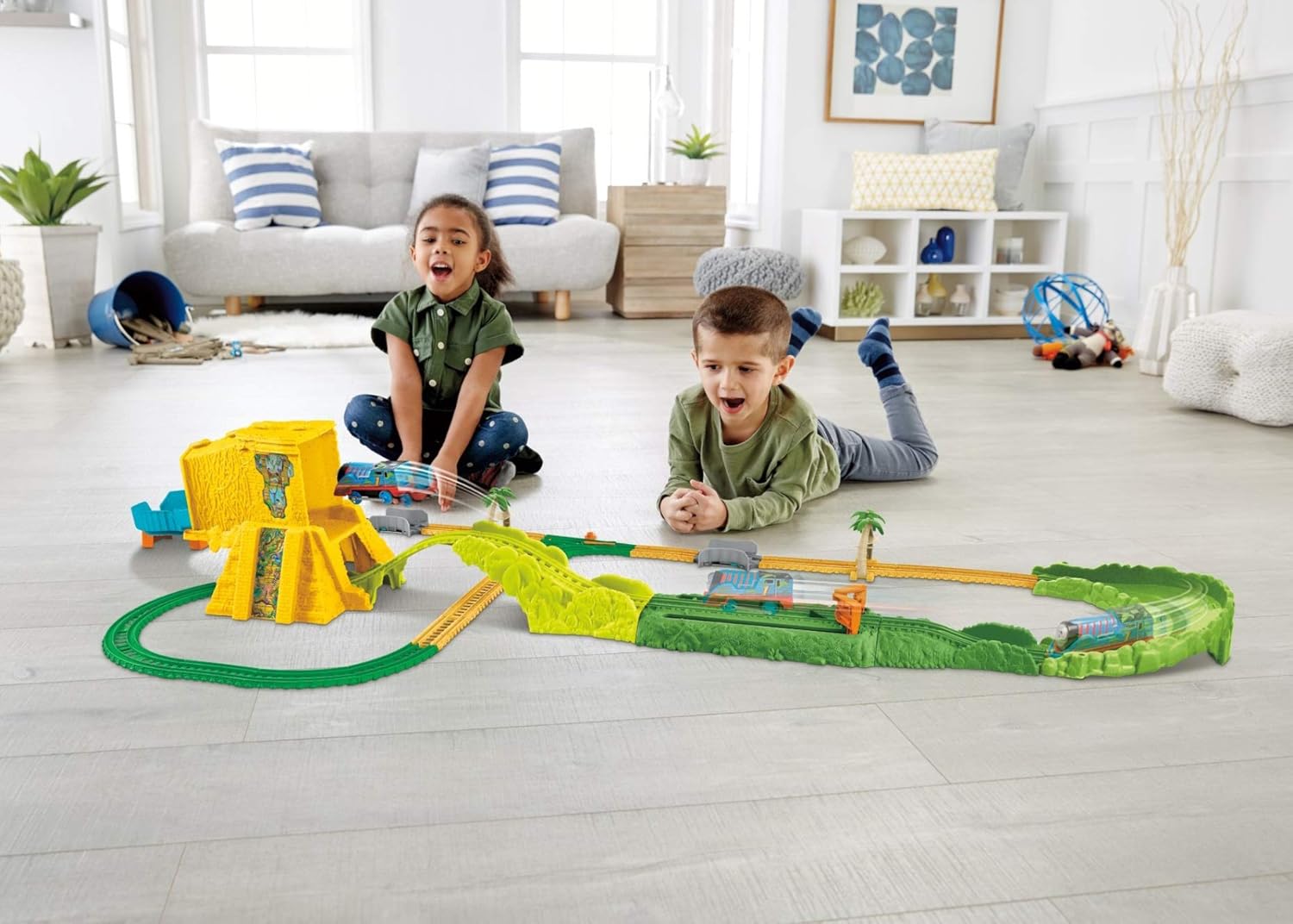 FisherPrice Thomas Friends TrackMaster, Turbo Jungle Set 887961538878