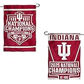 IU Hoosiers 2025 National Champions Double Sided Garden Flag