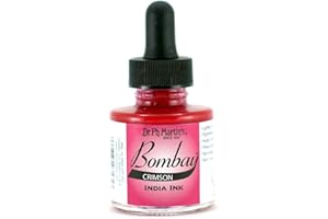 Dr. Ph. Martin's Bombay India (16BY) Ink Bottle, Crimson