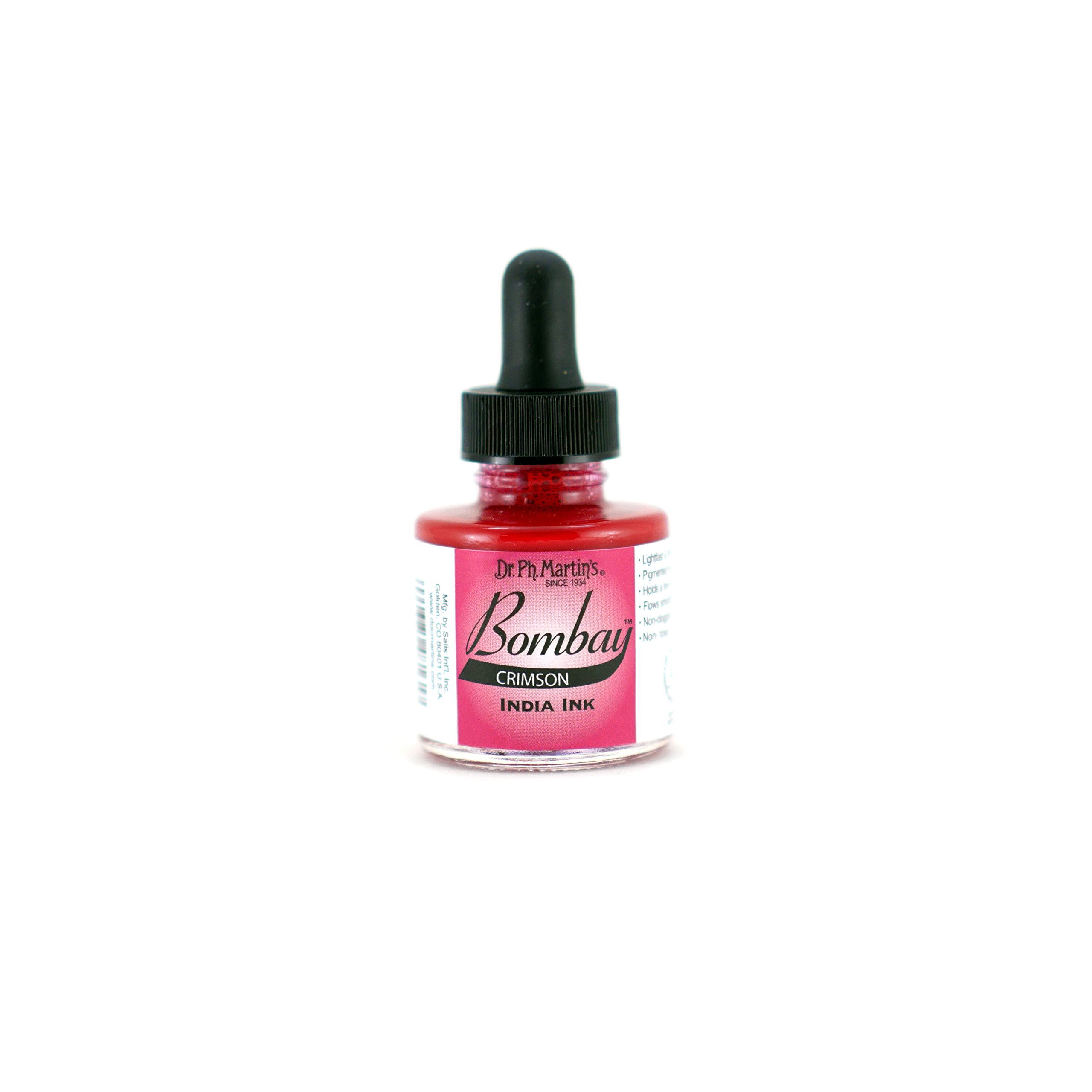 Photo 1 of Dr. Ph. Martin's Bombay India (16BY) Ink Bottle, Crimson