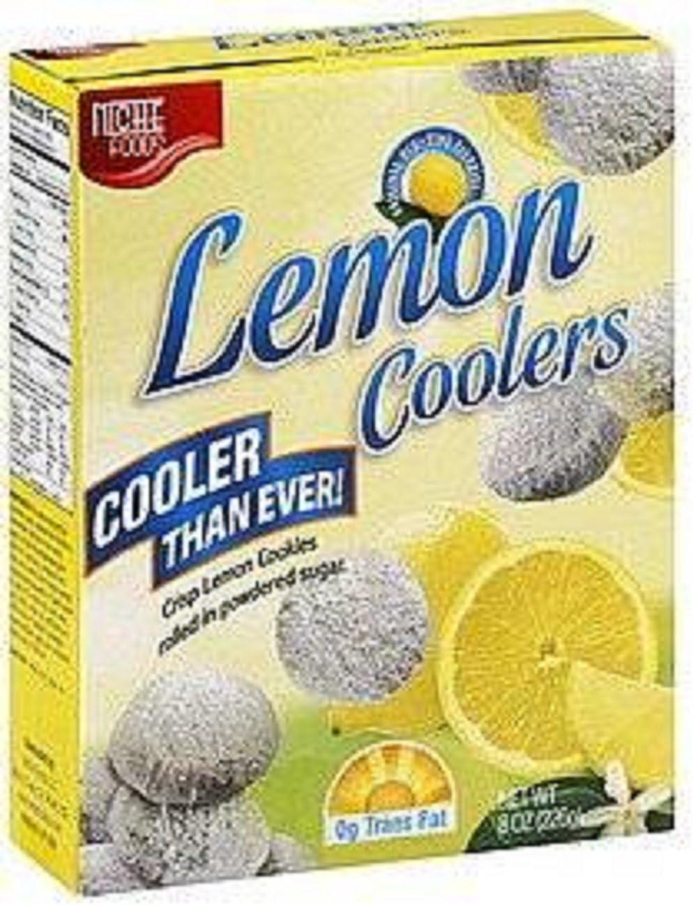 Niche Foods LLC, Lemon Coolers, 8oz Box (Pack of 3)