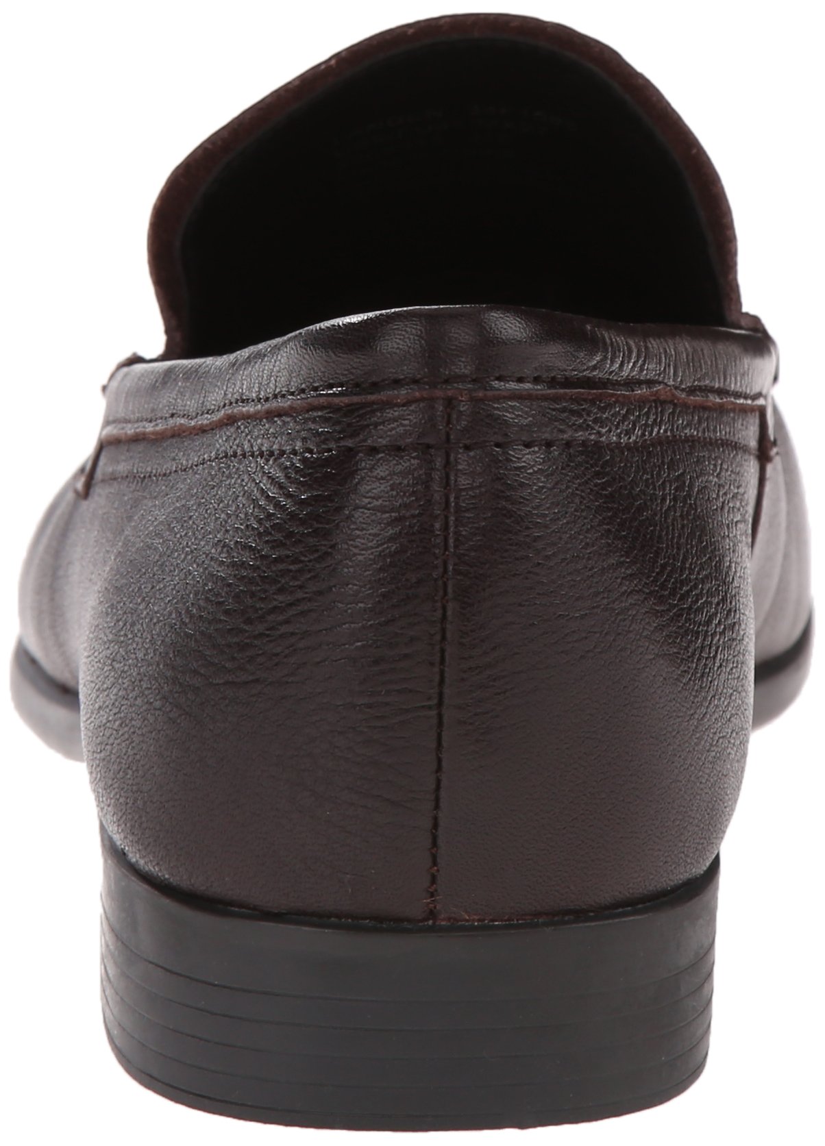 Calvin Klein Mens Landen Tumbled Leather Slip On Loafer 