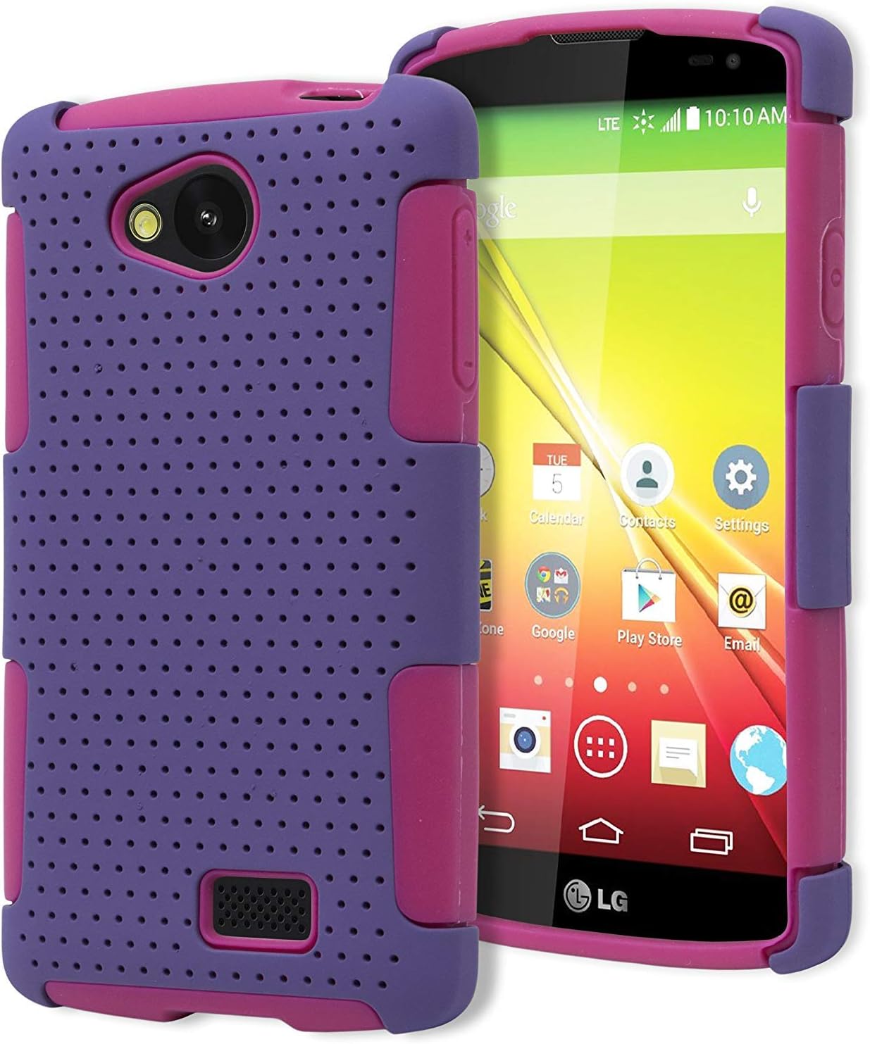 Best lg tribute case ls660 case purple