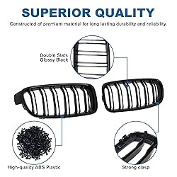 BILLDIO F30 Black Kidney Grille - Double