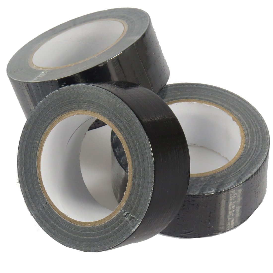 Triplast 50 mm x 50 m Strong Gaffa Duct Tape - Black (Pack of 12)