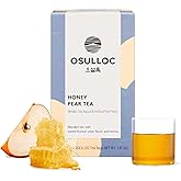 OSULLOC Honey Pear Tea (Sweet Pear & Honey Flavor), Fruit tea Blend, Premium Teabags from Jeju Island, 20 count