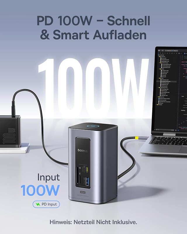 Nomos Air 12 in 1 Docking Station 2 Monitore für Windows