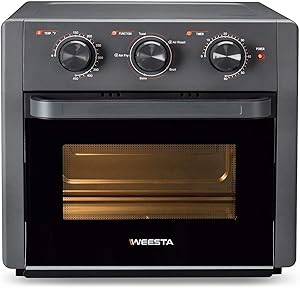 swiftrans Swiftrans 21Quart Air Fryer Toaster Oven Pro,5-IN-1 Countertop Convection Oven with Air Fry Air Roast Toast Broil Bake Function for Fried Chicken, Steak, Fries, Tater Tots, Chips, Bacon, Pizza, etc.