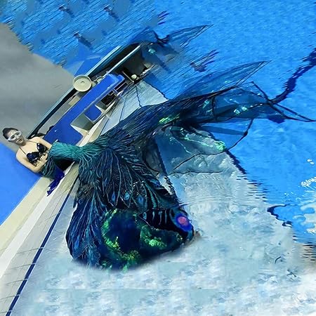 colas de sirena para niñas amazon