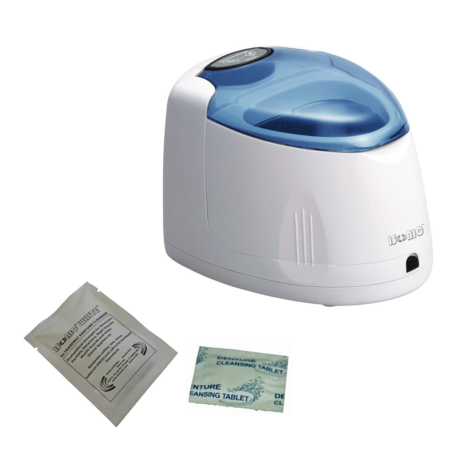 iSonic F3900 Ultrasonic Denture/Aligner/Retainer Cleaner, 100-120V (tank no longer removable), White: Industrial & Scientific